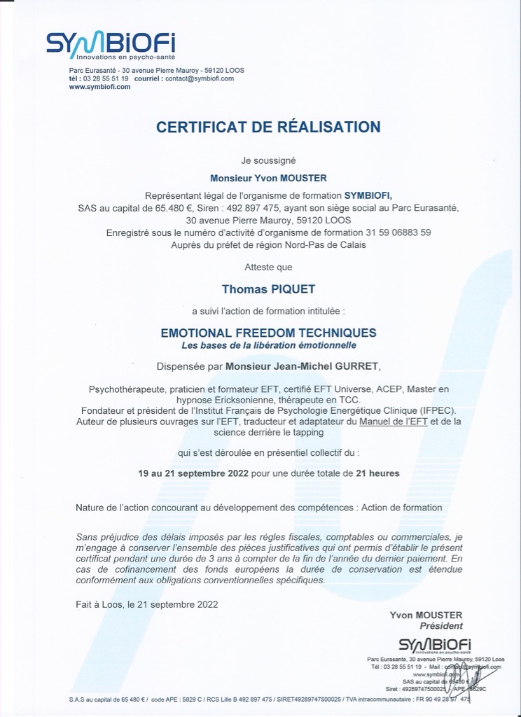 photo diplome Thomas Piquet