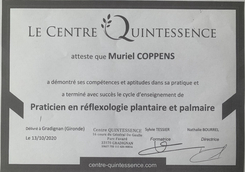 photo diplome Muriel COPPENS