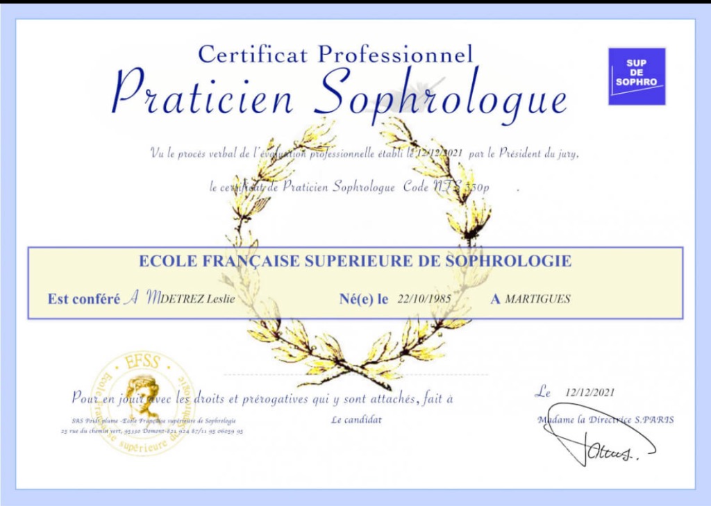 photo diplome Detrez Leslie