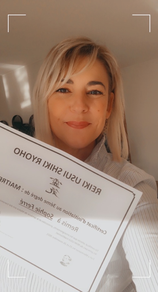 photo diplome Sophie Ferré - Résonance