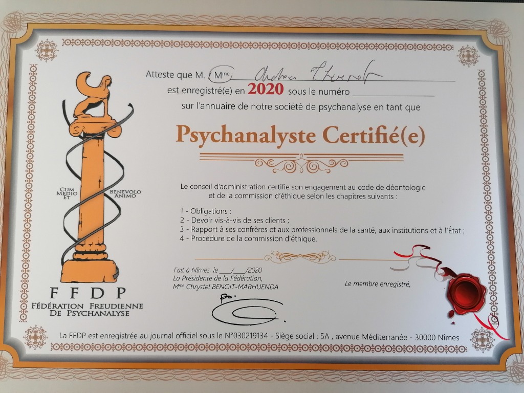 photo diplome Andréa Thevenet 