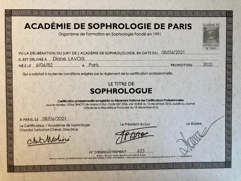 photo diplome Diane Lavoix