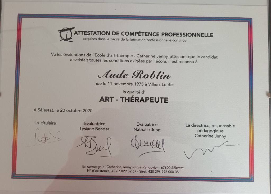 photo diplome Aude Roblin