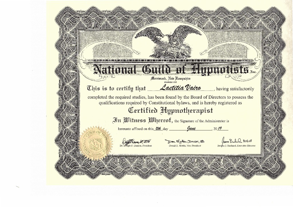 photo diplome Laetitia Vairo