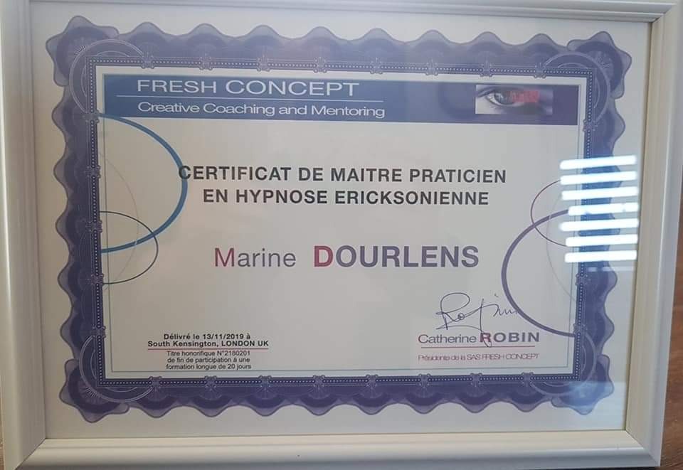 photo diplome Marine Dourlens