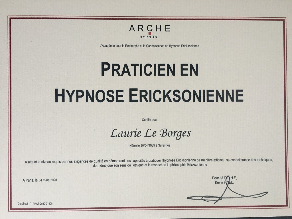photo diplome Laurie Le Borgès
