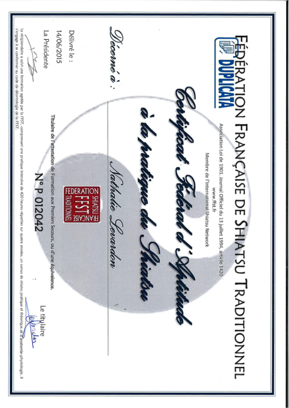 photo diplome Nathalie Levardon