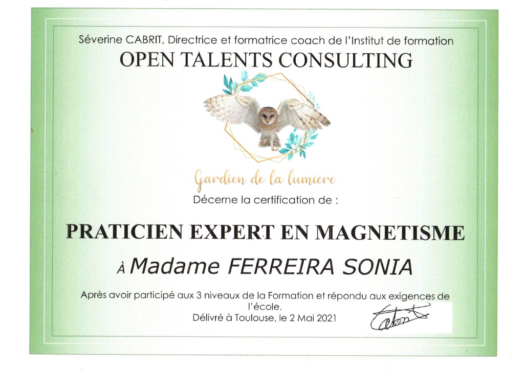 photo diplome SOLEHIA