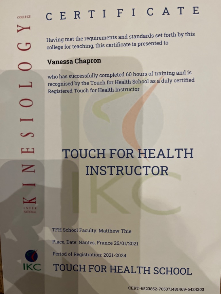 photo diplome Vanessa Chapron