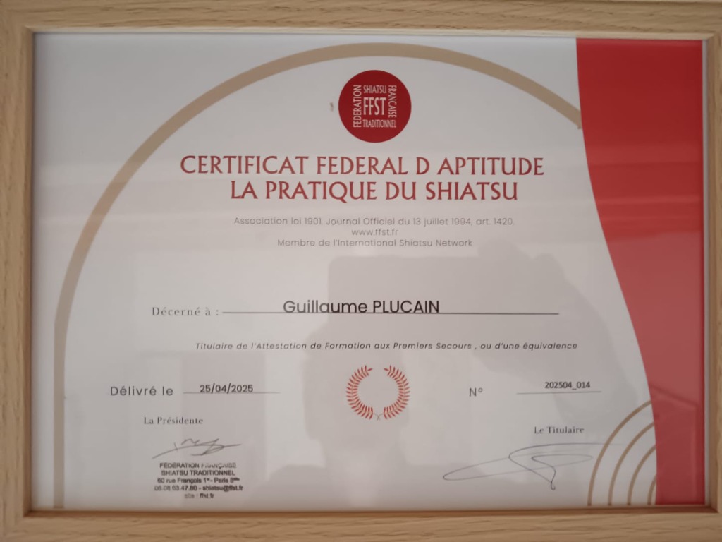 photo diplome Guillaume Plucain