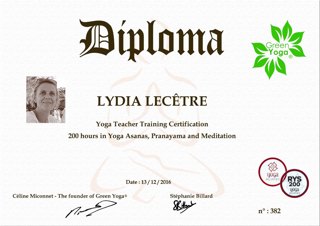 photo diplome Lydia Lecêtre