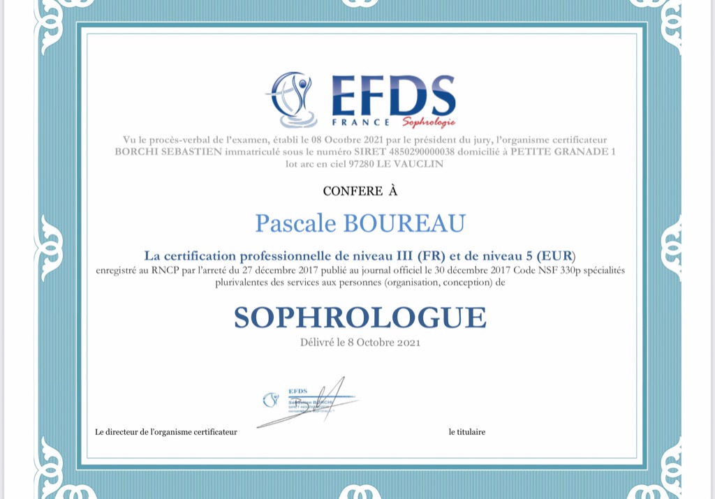 photo diplome Pascale Boureau