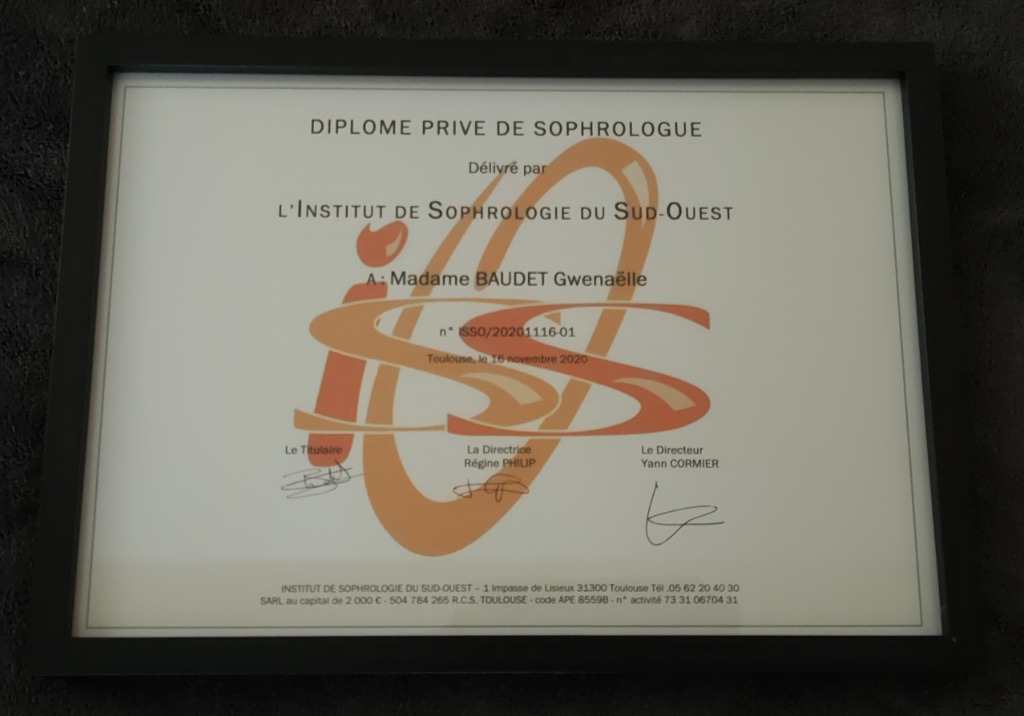 photo diplome Gwenaëlle Baudet