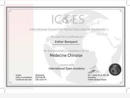 photo diplome Esther Bompard