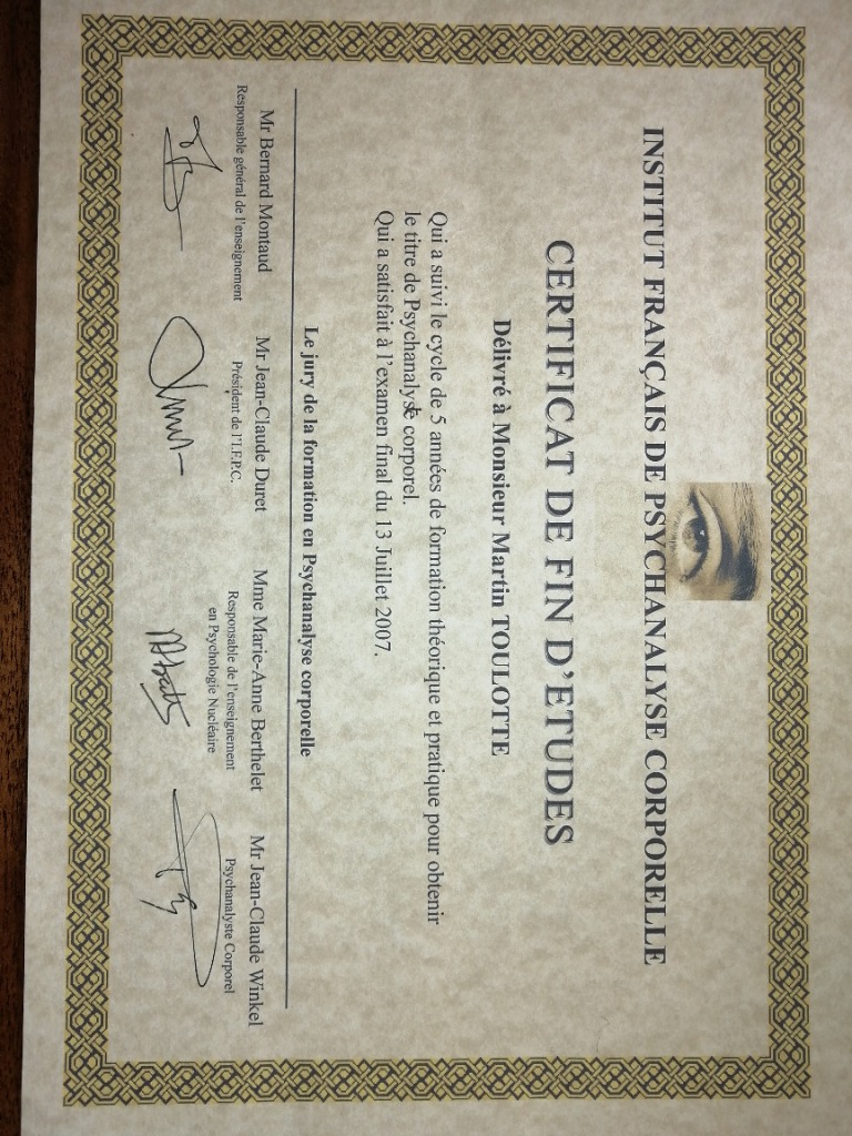 photo diplome MARTIN TOULOTTE