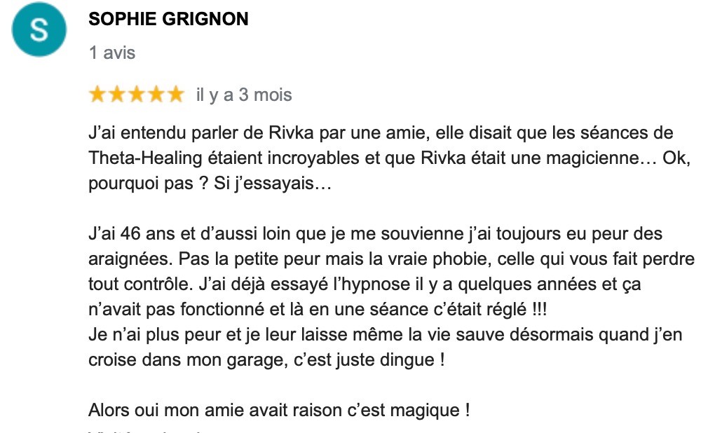 photo activite RIVKA NAHMIAS