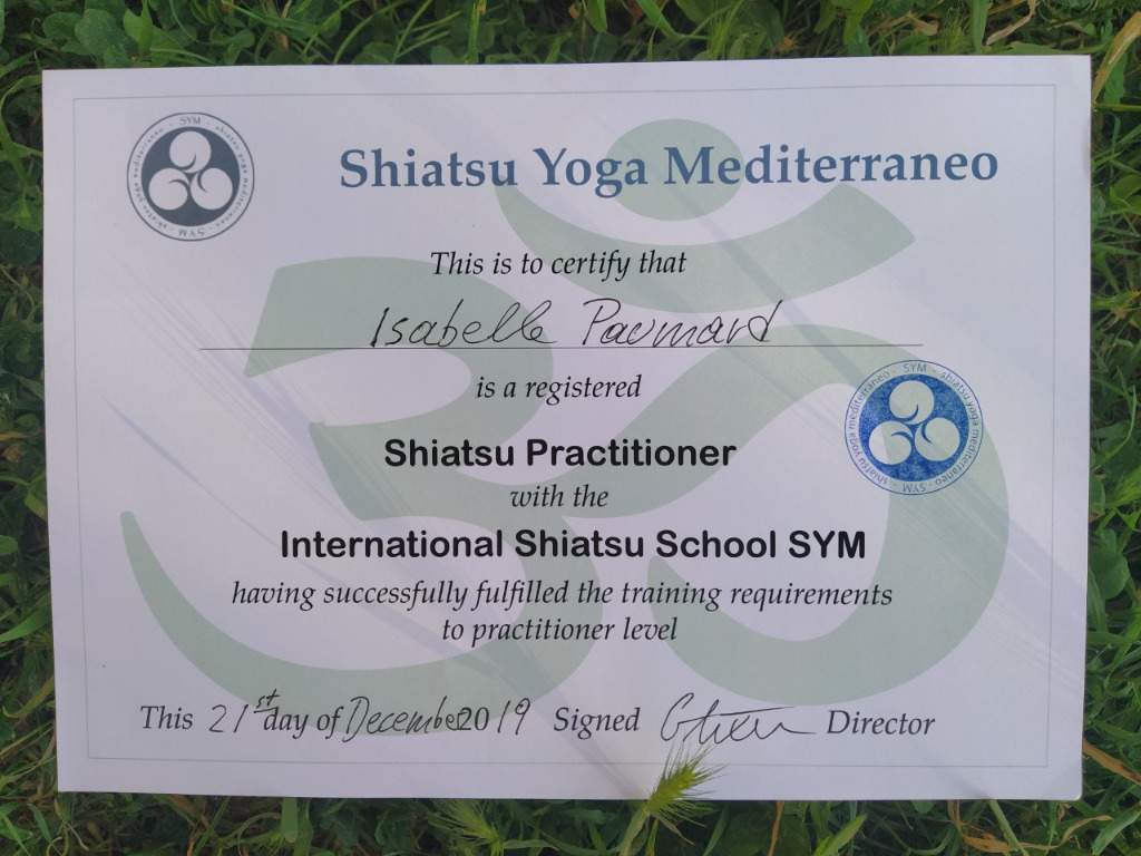 photo diplome Isabelle Paumard