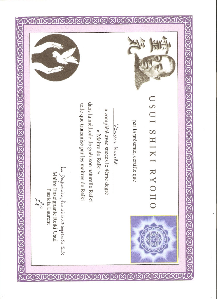 photo diplome Mobil’détente - Vanessa Nouchet