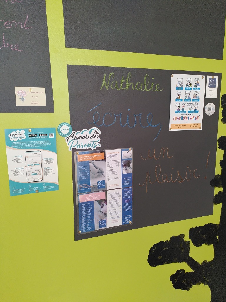 photo cabinet Nathalie Démias Graphothérapeute