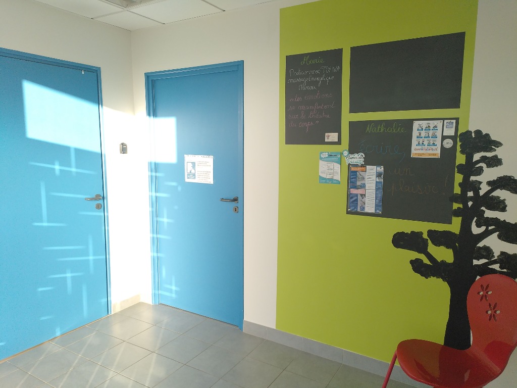 photo seance Nathalie Démias Graphothérapeute