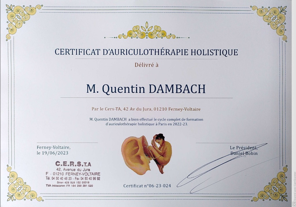 photo diplome Quentin Dambach