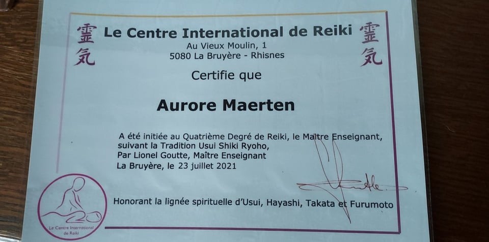 photo diplome Aurore Maerten