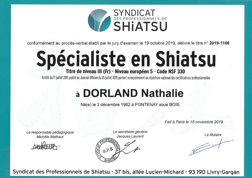 photo diplome DORLAND Nathalie