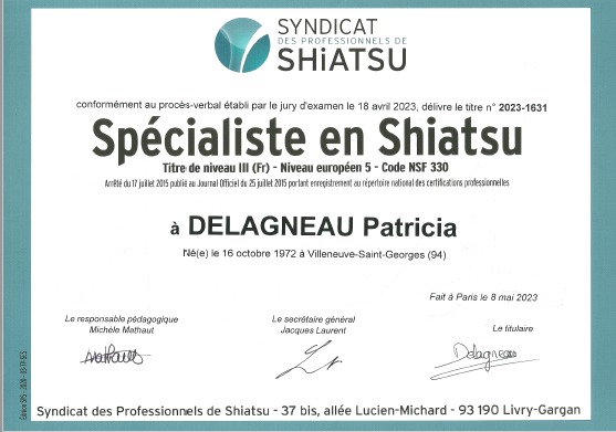 photo diplome Patricia Delagneau
