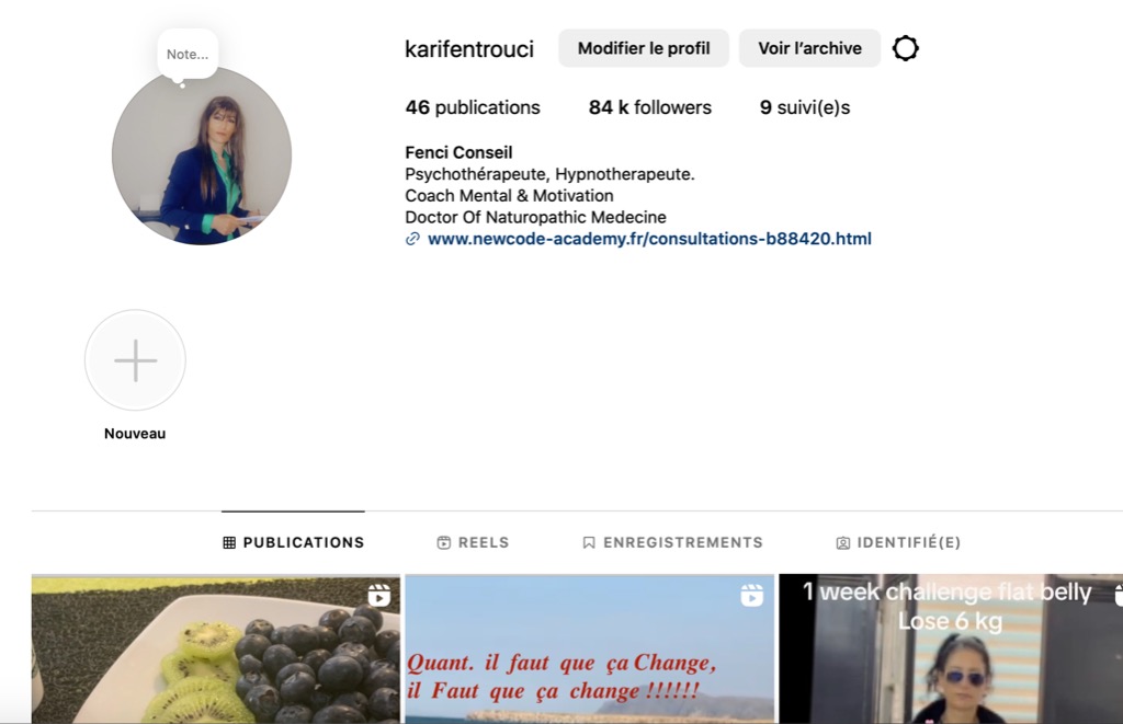 photo activite Kari. Fentrouci