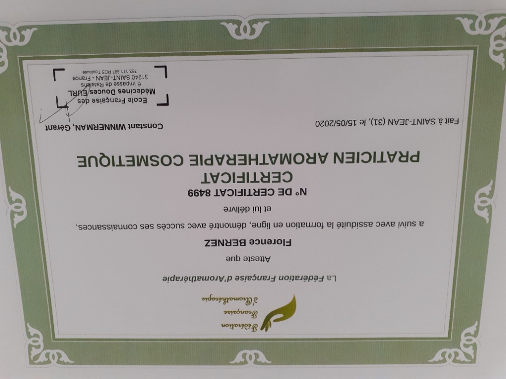photo diplome Florence Bernez