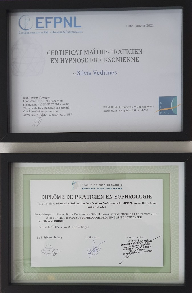 photo diplome Silvia Vedrines 