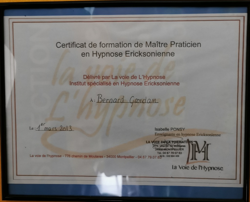photo diplome GARDAN BERNARD