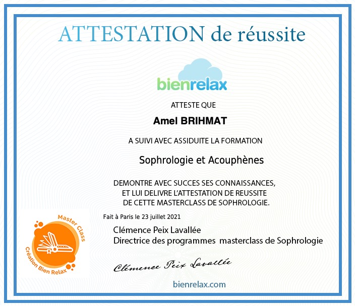 photo activite Amel BRIHMAT