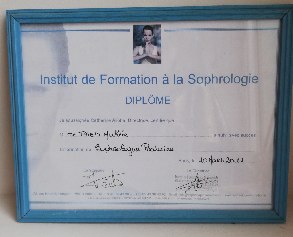 photo diplome Michèle Taieb