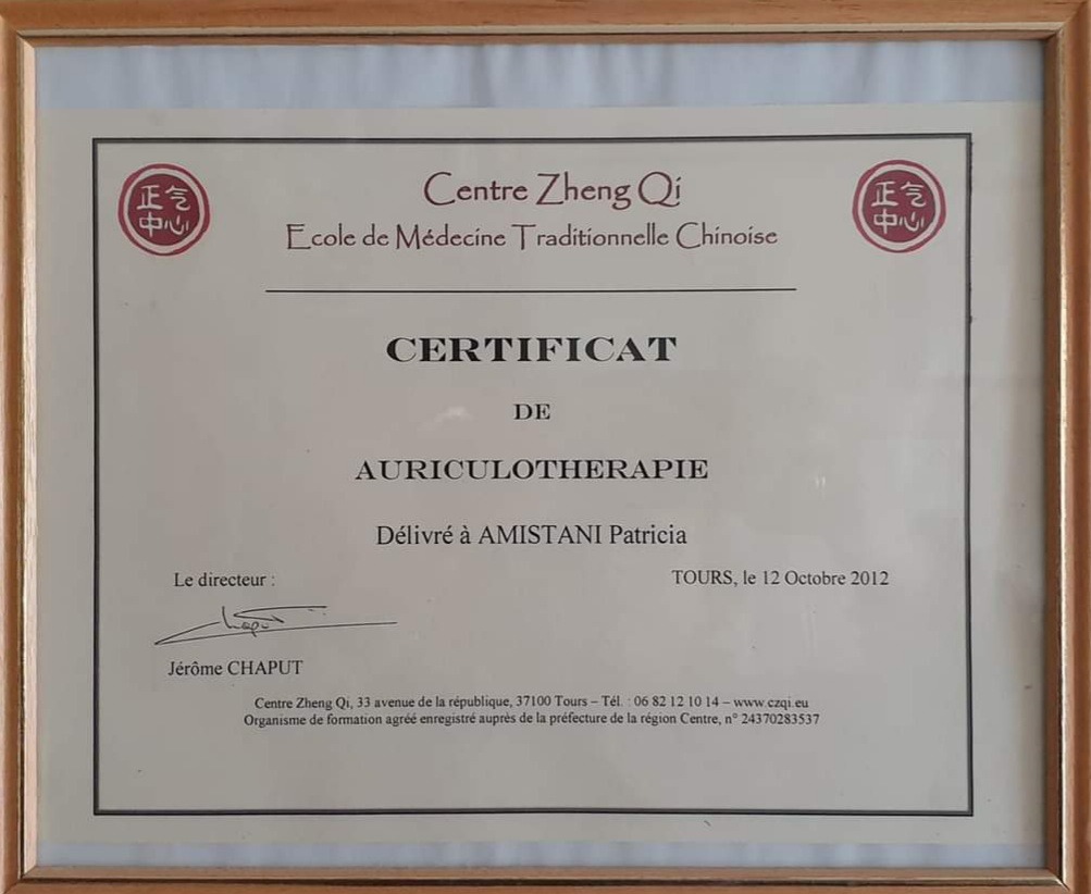 photo diplome Patricia Amistani