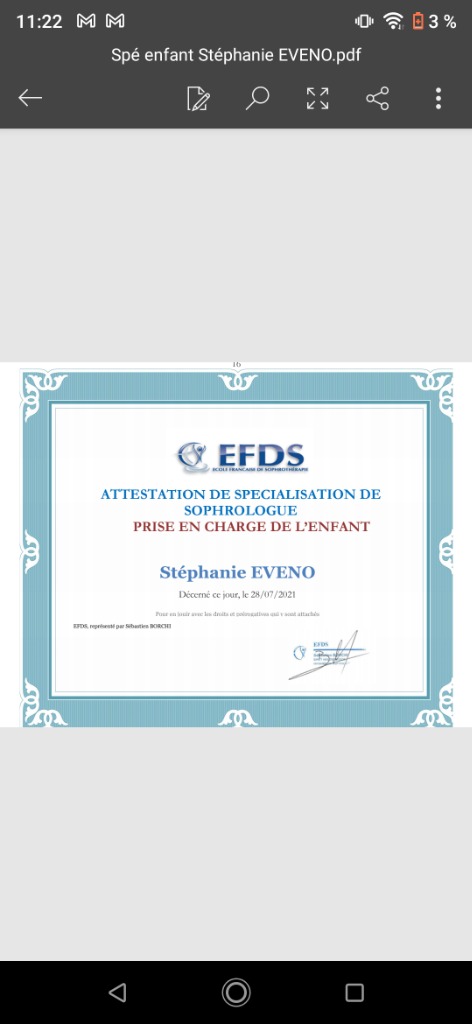 photo diplome Stéphanie Eveno