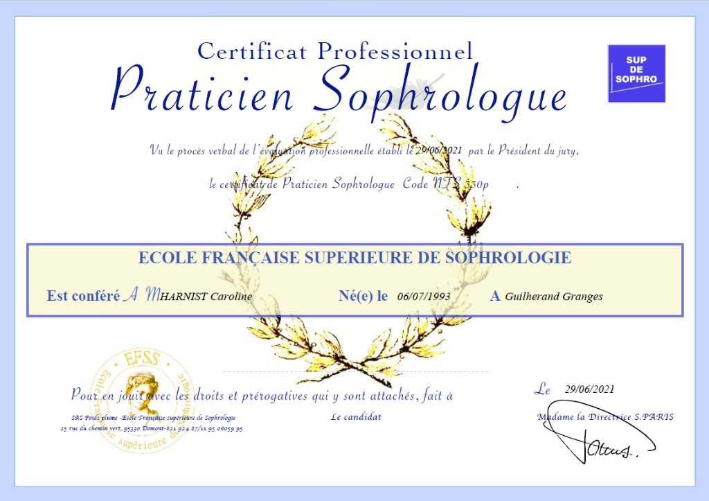 photo diplome Horlaia