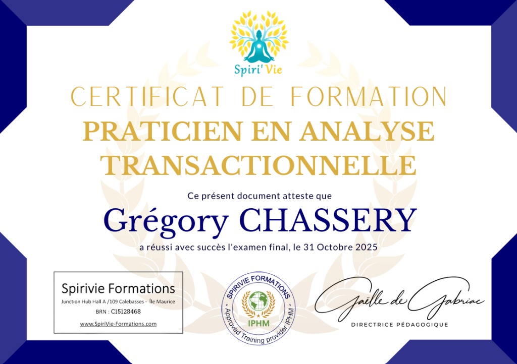 photo activite Grégory Chassery
