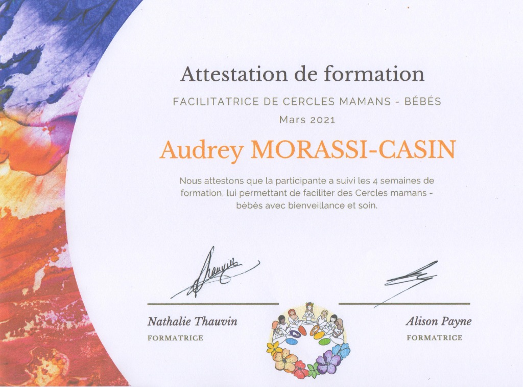 photo diplome Audrey Morassi-Casin, Le cocon de Gaïa