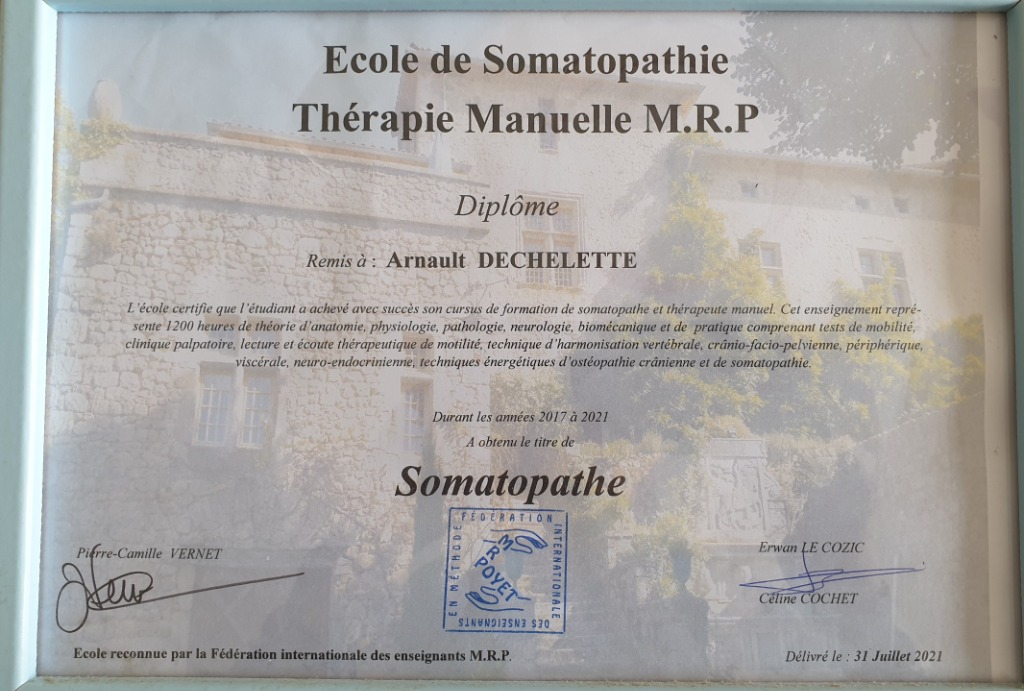 photo activite Arnault DECHELETTE