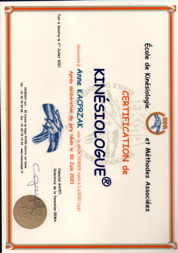 photo diplome Anne Kacprzak