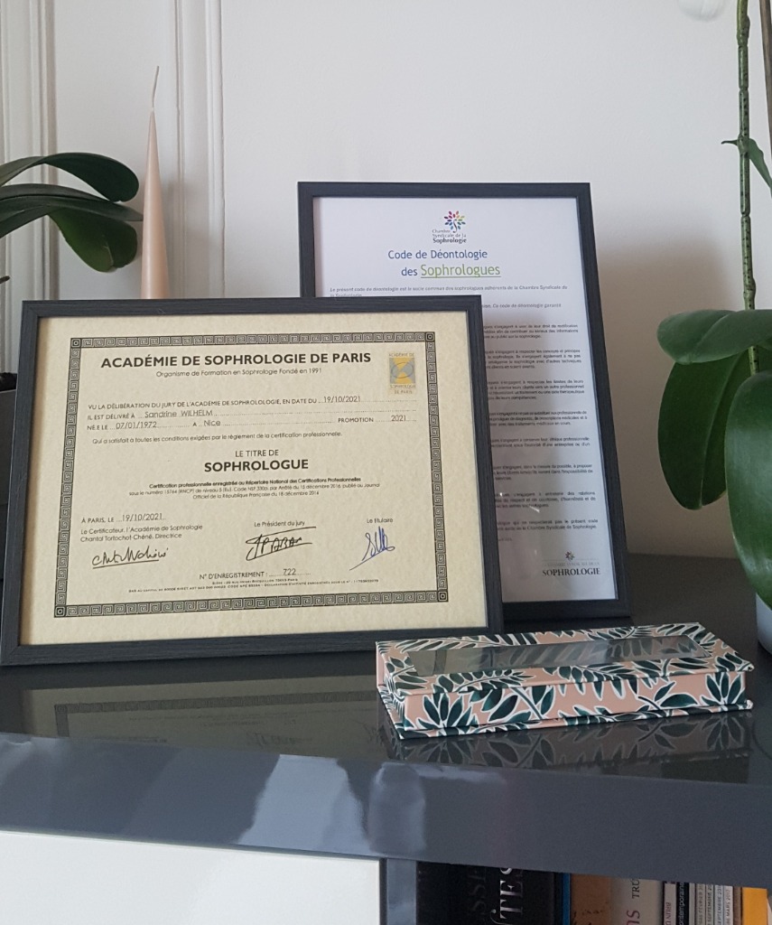 photo diplome Sandrine WILHELM