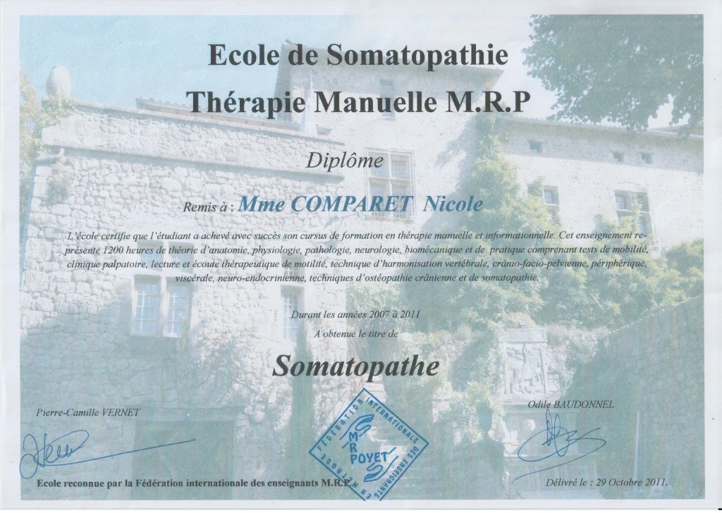 photo diplome COMPARET Nicole