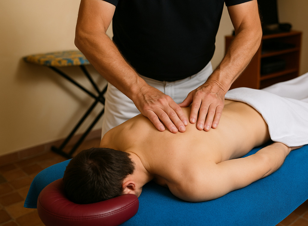 photo seance Marcel Gosjean Massage Rebouteux Lausanne