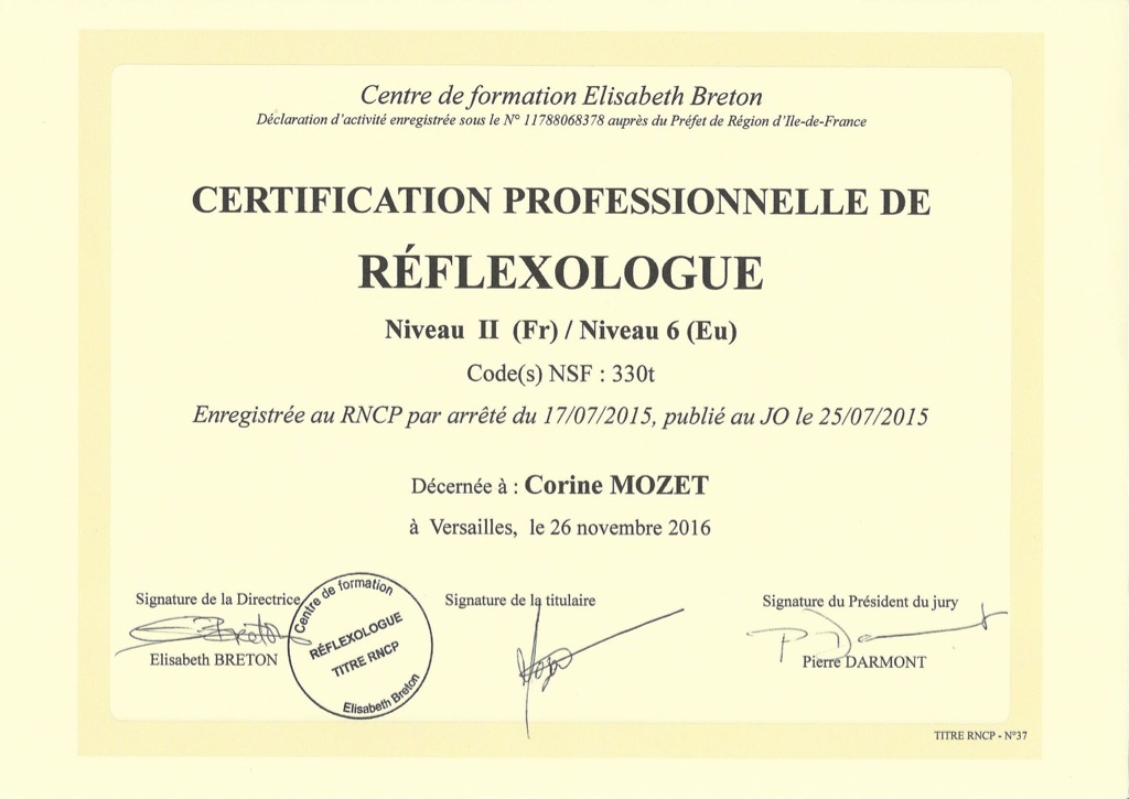 photo diplome Corine Mozet