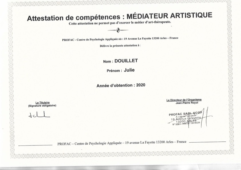 photo seance Douillet  Julie