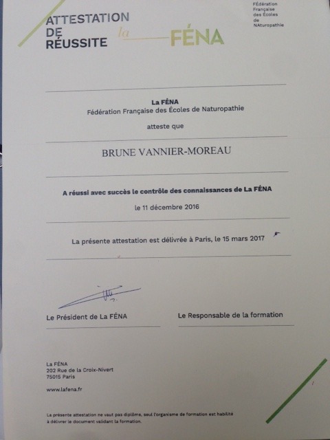 photo diplome Brune Vannier-Moreau