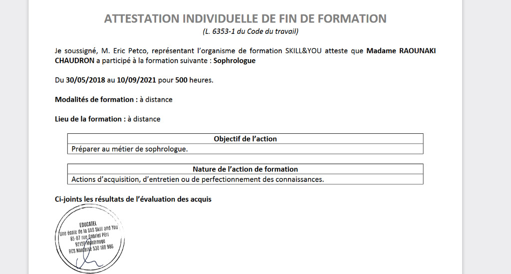 photo diplome CO & SO