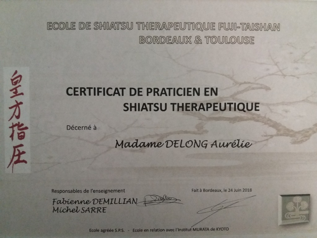photo diplome aurélie Delong