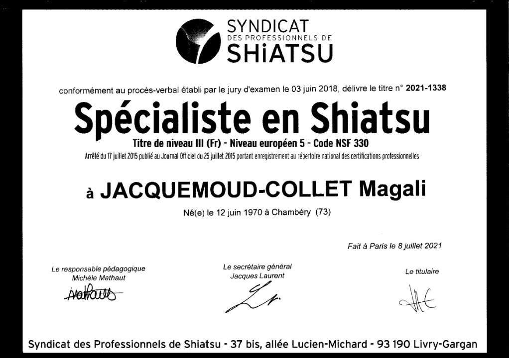 photo diplome MAGALI JACQUEMOUD COLLET